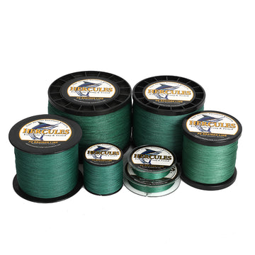 1000M 1094Yds Green 6lb-100lb HERCULES PE Braided Fishing Line 4 Strands